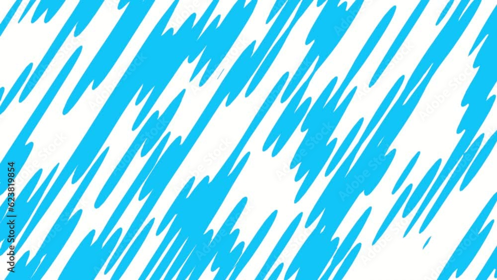 Poster white-blue abstract background or video screensaver from dynamic structures. rendering animation.