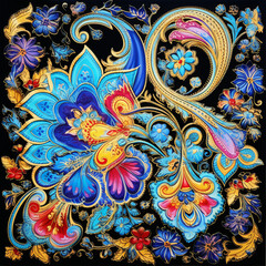 oriental fairy tale pattern tiles