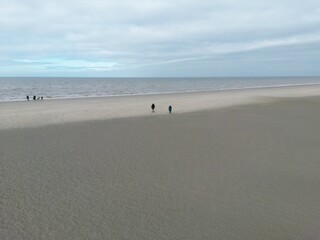 drone plage hardelot et ville