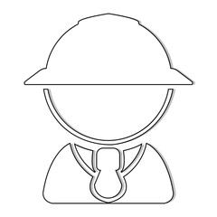 construction worker icon