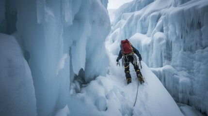 Conquering the Treacherous Icefall: A Climber's Perilous Journey Through Everest's Hazardous Terrain