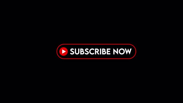 Simple Subscribe Now Lower Thirds Animation	
