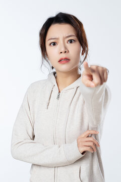 The angry young woman