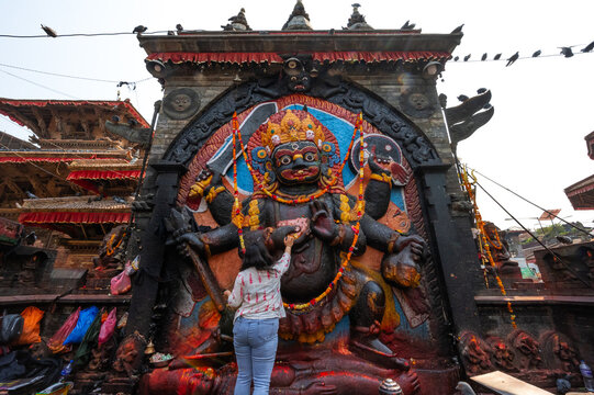 Kaal Bhairav, Kathmandu Durbar Square, Kathmandu.