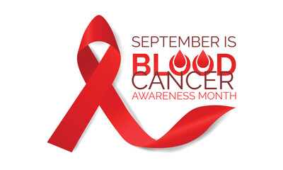 Blood Cancer awareness month .Banner and poster design. Vector art.