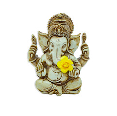 image of goddess ganesha with transparent background. PNG