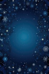 Fototapeta na wymiar A Blue Background With Snowflakes And Stars. Snowflakes, Stars, Blue Background, Winter Scenery, Sparkles, Fairytale, Greeting Сard. Generative AI
