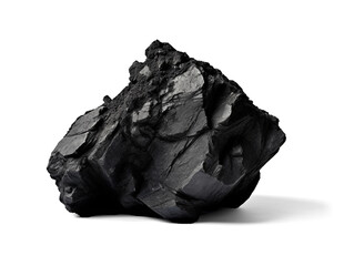 Coal isolated on transparent or white background, png