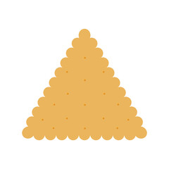 Shortbread cookies on a white background.