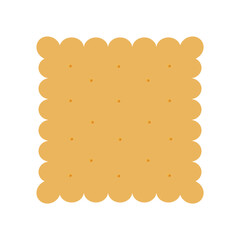 Shortbread cookies on a white background.