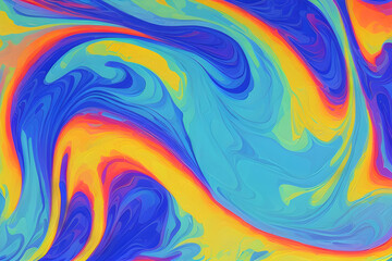 Abstract colorful background, rainbow color painting / illustration. Created with Generative AI	