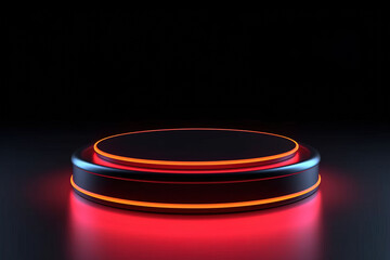 vector neon lights background style