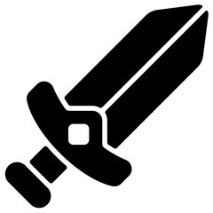 sword glyph icon