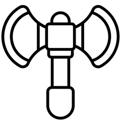 axe outline icon