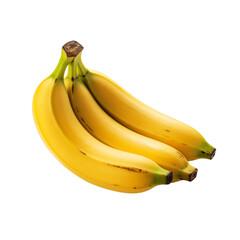 bunch of bananas. No background