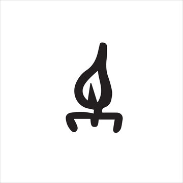 In the flickering glow of this doodled candle, find solace and serenity. Let its warm light illuminate your path and bring a sense of calm. Vector black and white illustration of a small candle.
