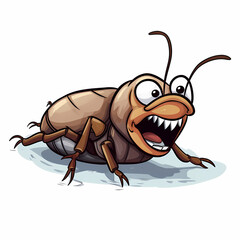 Cocroach Cartoon Illustration