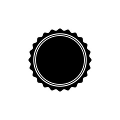 Stamps vector icon isolated on blank background
