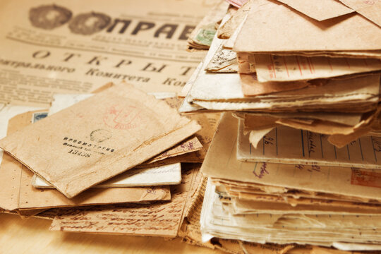 Postal letters of 1940s