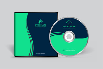 Clean minimal CD cover template