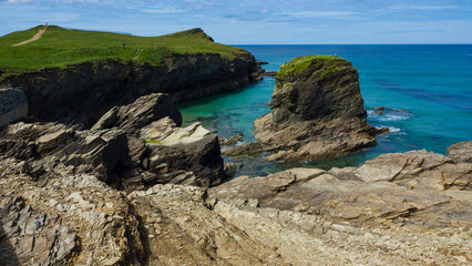 Porth Island reaching to the Sea