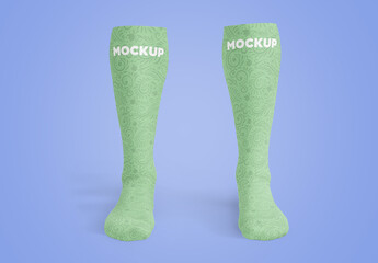 Soccer Socks Mockup 