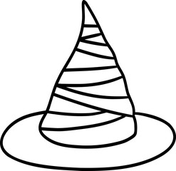 Doodle witch hat