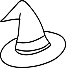 Doodle witch hat