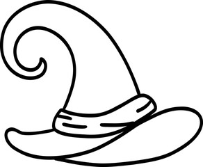 Doodle witch hat