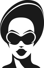 Elegant woman with sunglasses