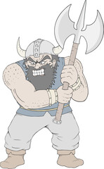 Viking warrior with axe