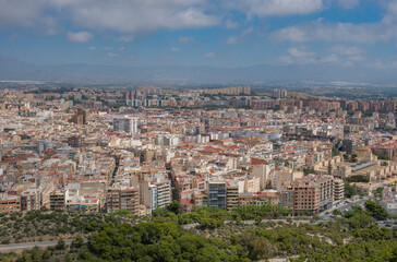 Fototapeta premium Panoramic view of Alicante Costa Blanca, Spain