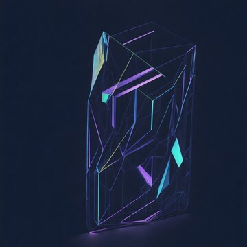 holographic 3D abstract art