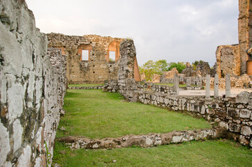 Ruins of Panama Viejo. Founded in the year 1519, location of the original capital, UNESCO World...
