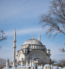 Fototapeta na wymiar A view from Nuruosmaniye Mosque
