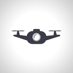 drone icon. drone with camera icon.