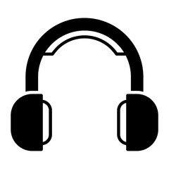 Headphone Glyph Icon