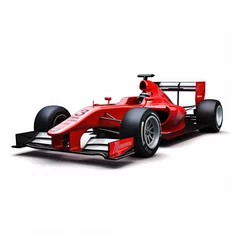 Photo sur Plexiglas F1 red racing car