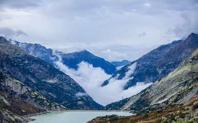 Fototapeta na wymiar in the Alps, Switzerland