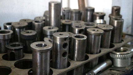 close up of an engine parts