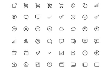 User Interface icon pack for mobile and web.