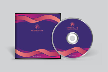 Gradient abstract CD cover template