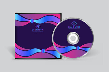 Gradient abstract CD cover template