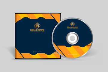 CD cover design with yellow color
