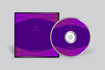 CD cover design with yellow color