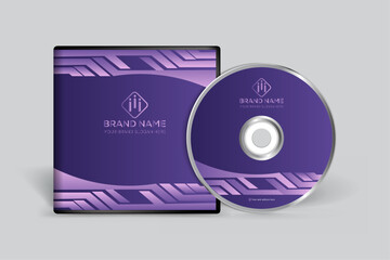 Clean minimal CD cover template