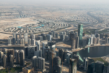 Fototapeta na wymiar Dubai skyscrapers