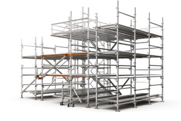 Fototapeta na wymiar Steel scaffolding