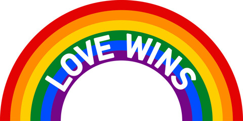 Obraz premium 虹 （LOVR WINS） / LGBT / LGBTQ 