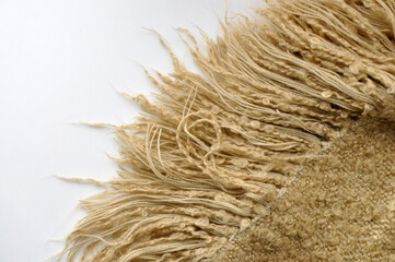 textura fios em manta artesanal 